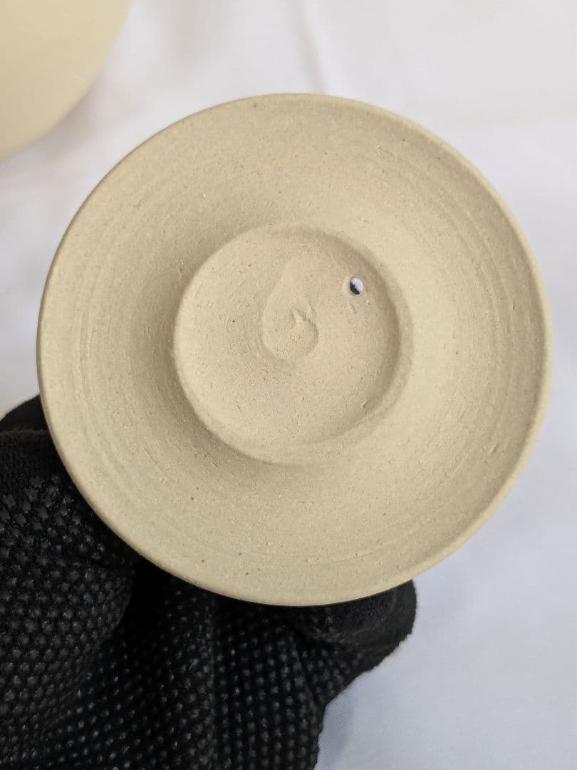 宇田芳宇 白泥ボウフラ ボーフラ 上手 煎茶道具