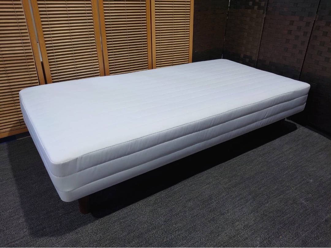 東京都23区送料込 ◆ MUJIシングル足付けベッド (TP04630)