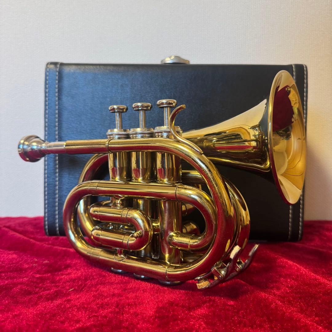 J.Michael ジェーマイケル ポケットトランペット 金管楽器 音出し確認済