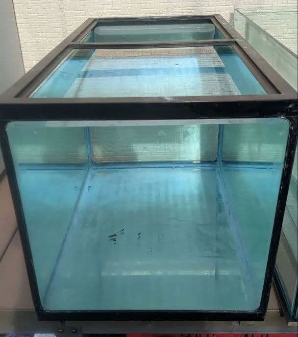 中古90cmガラス水槽 シリコン補修あり