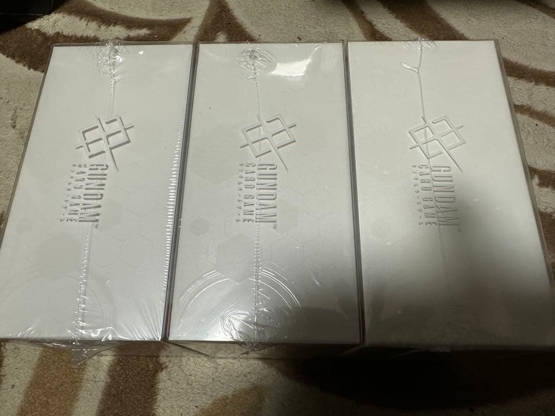 ガンダムカードゲーム リミテッドBOX Ver.β　新品未開封シュリンク付 3箱