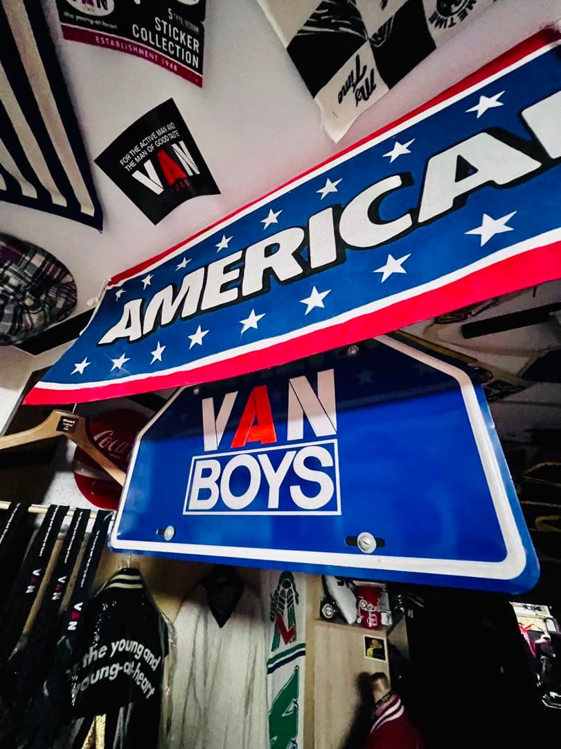 希少！VAN BOYS店内用看板、当時もの新品大変貴重です。