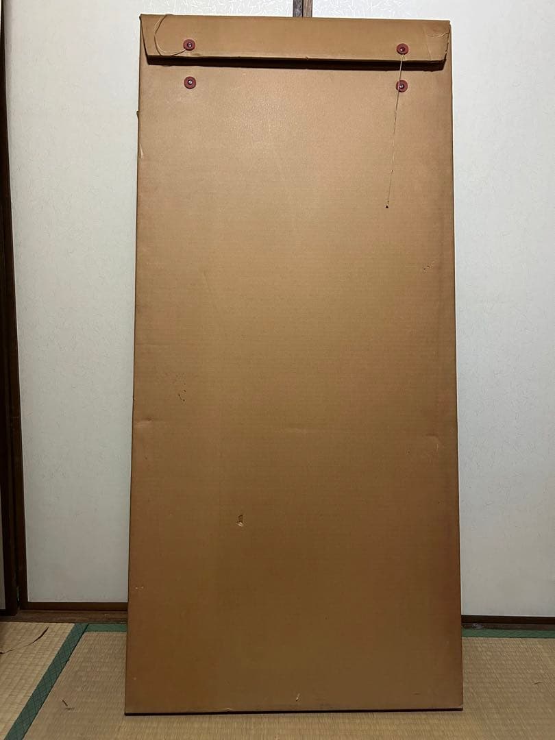 希少品・額装付 不動明王 仏画 アンティーク 130cm×60cm 開運・魔除け