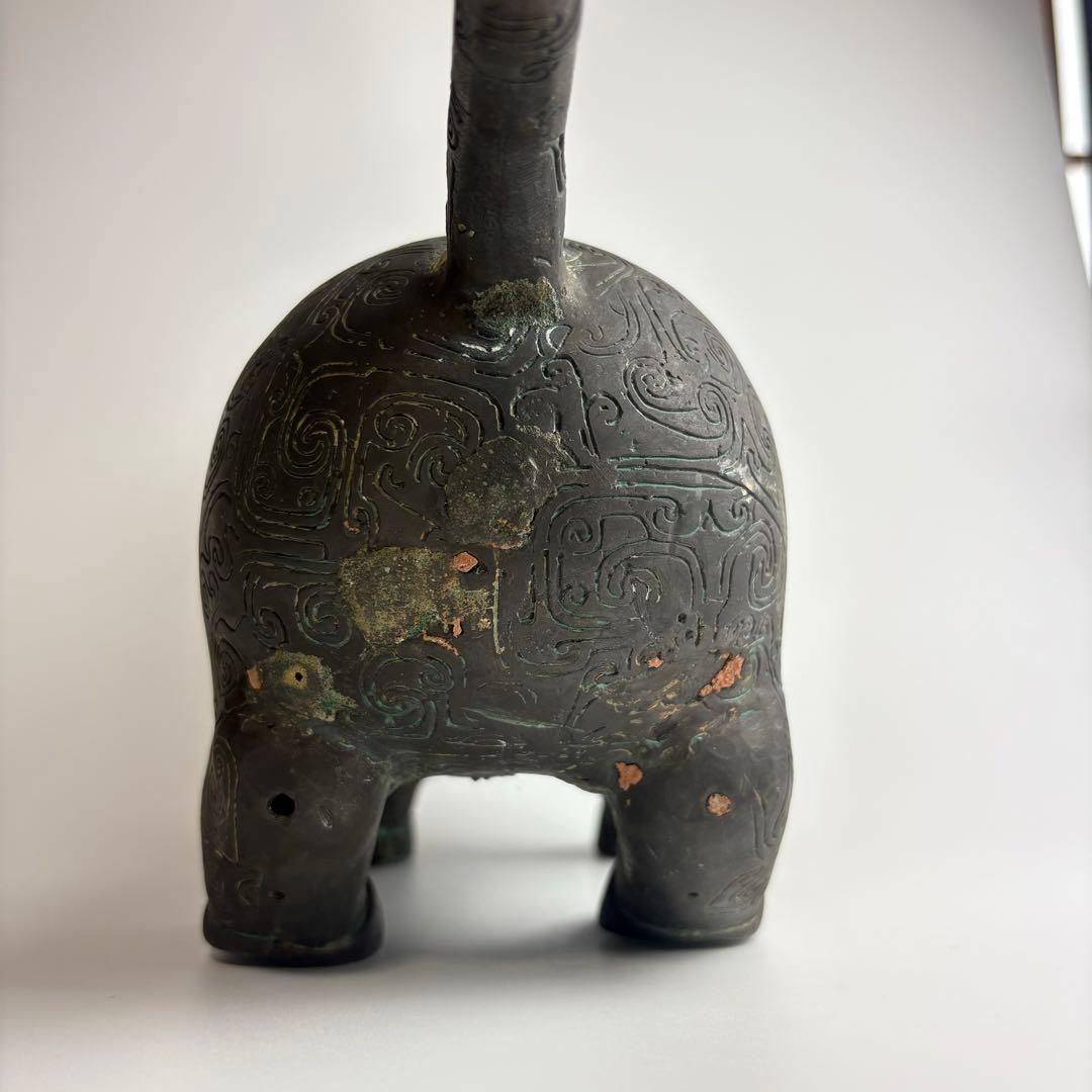 青銅器 青銅 神獣 中国 置物