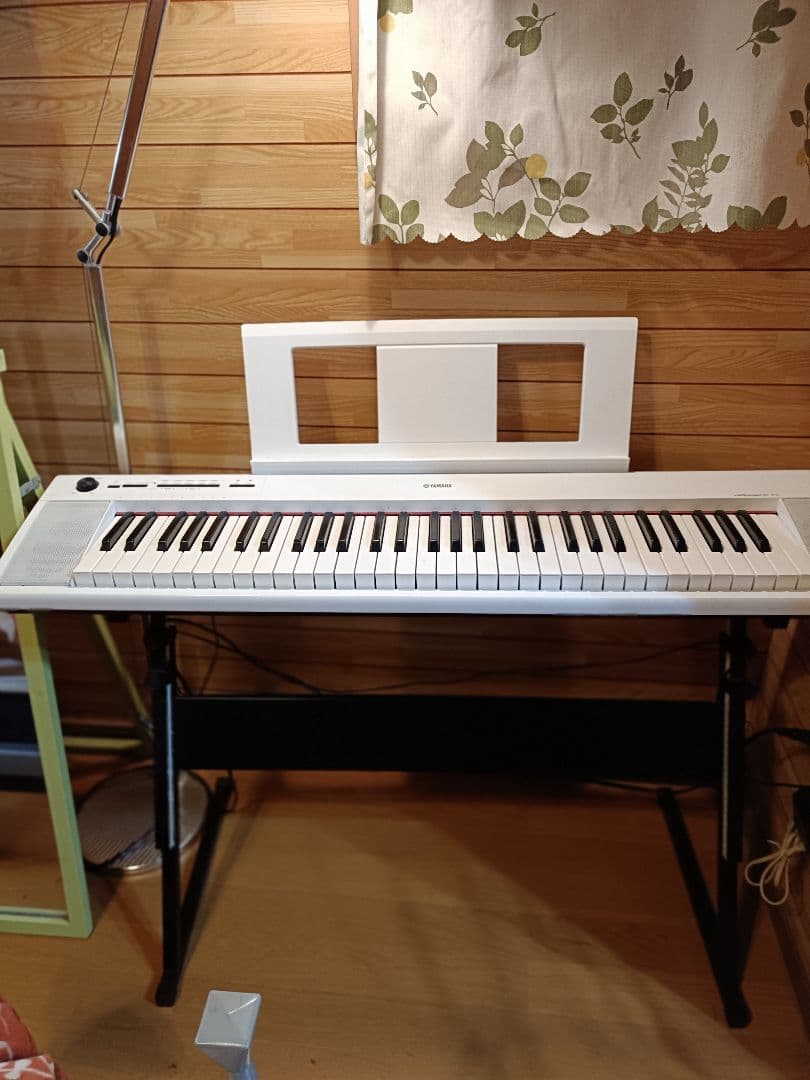 引取限定 横浜市 Yamaha 電子ピアノ 61鍵盤NP12 台付