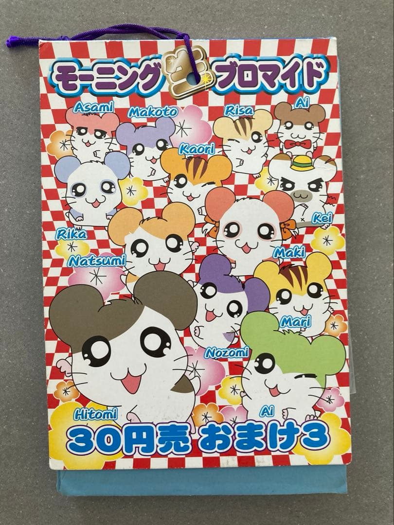 激レア！希少！とっとこハム太郎　モーニング　生ブロマイド