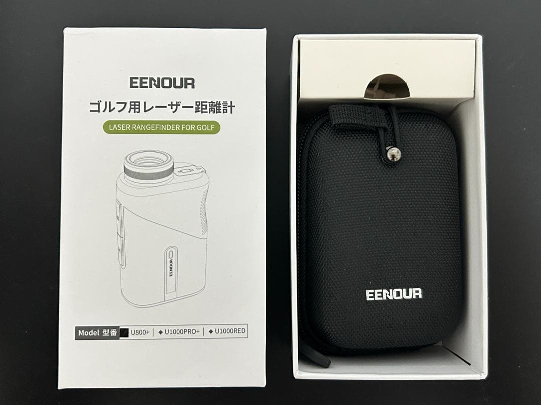 EENOUR U800+ 黒 ゴルフ距離計 レーザー距離計 ミニ