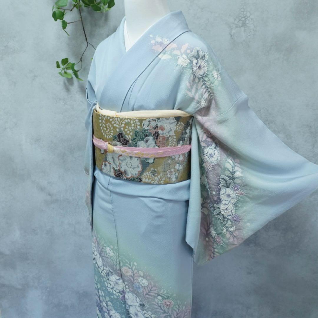 ⭐︎たて⭐︎訪問着フルセット　271▪︎正絹　卒業式　入学式　お宮参り