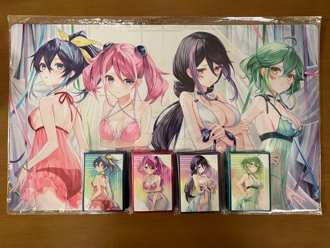 遊戯王 ナイトドレス 柚子シリーズ プレイマット・スリーブ新品未開封