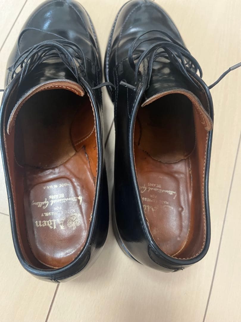 ALDEN オールデン 54332 ブラックコードバン US7.5D beams