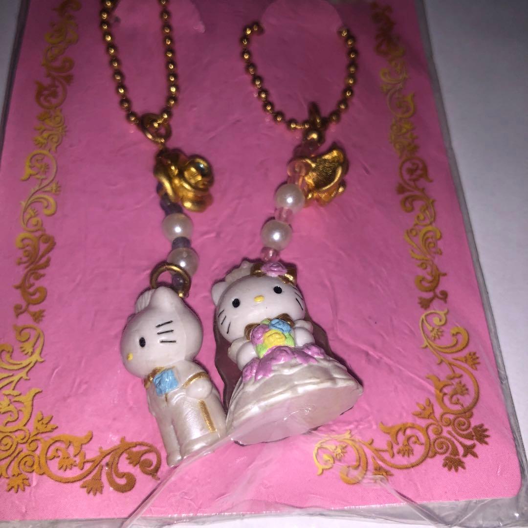 ハローキティ ダニエル ウェディング ペア ストラップ 2001年 激レア 希少