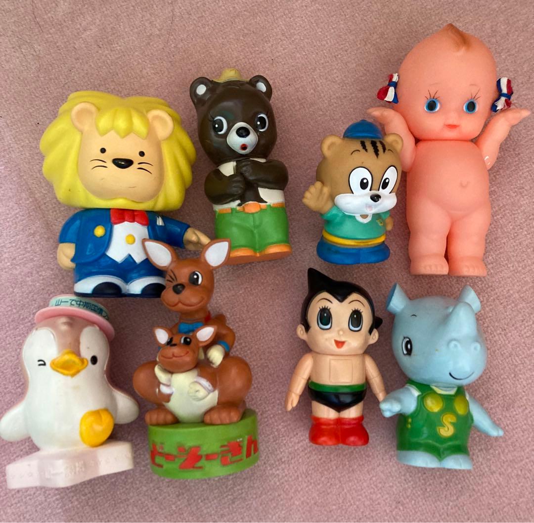 鉄腕アトム他　昭和レトロなノベルティ貯金箱８個