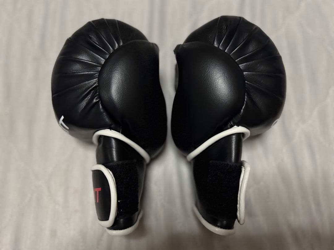 GRIT パウンドグローブ MMAスパーリンググローブ 黒/白