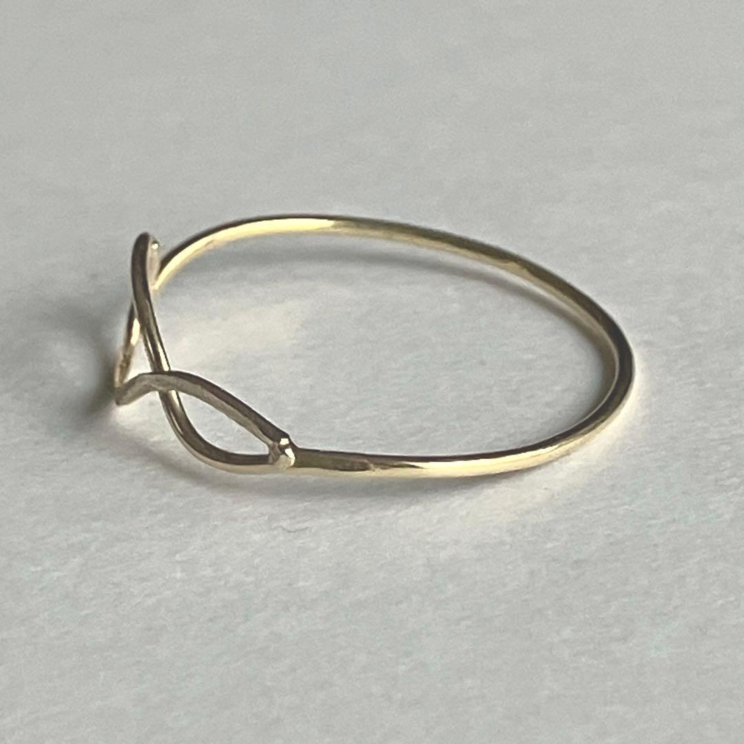 K18 18金　14号　リング　34