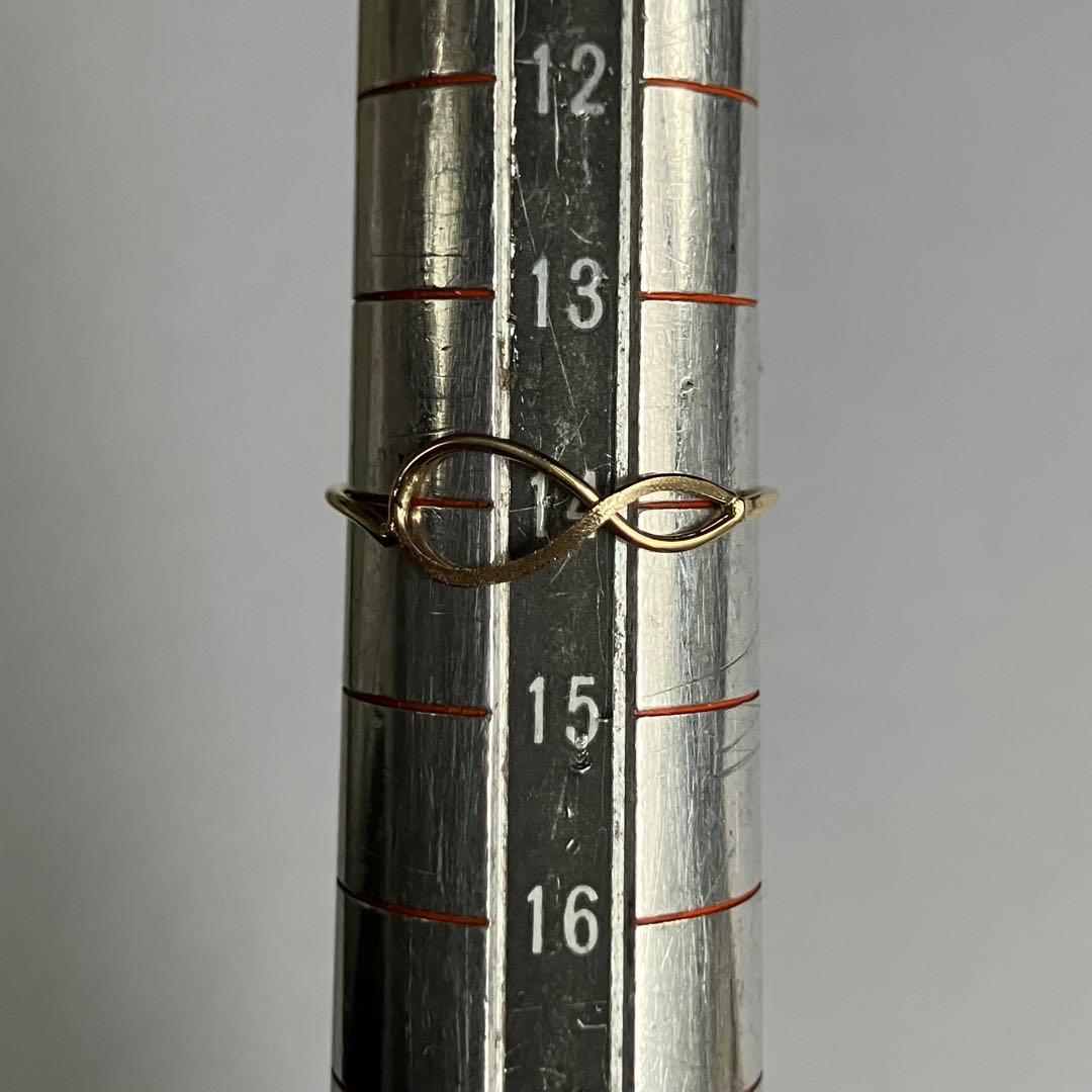 K18 18金　14号　リング　34