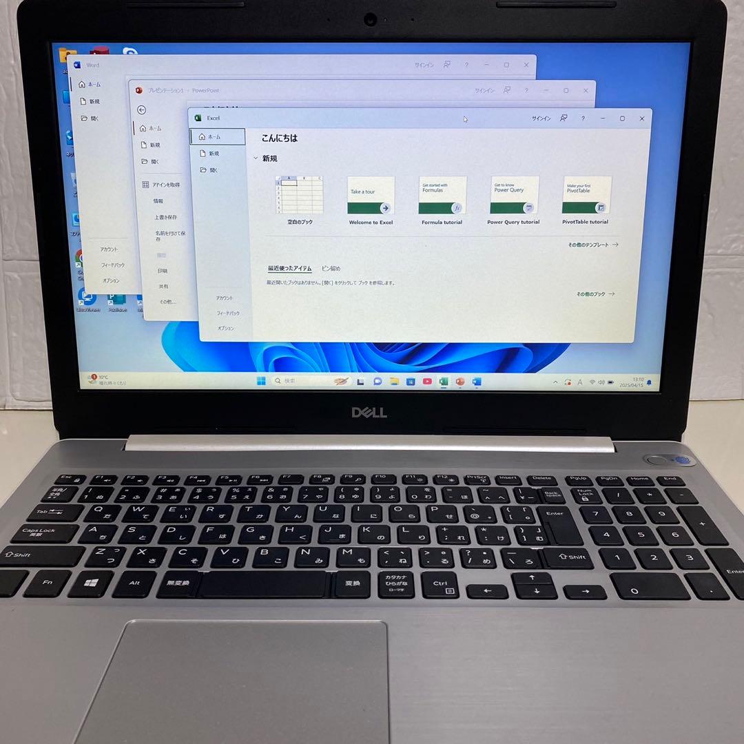Windows11 オフィス2024年　Corei5 SSD DELLノートPC