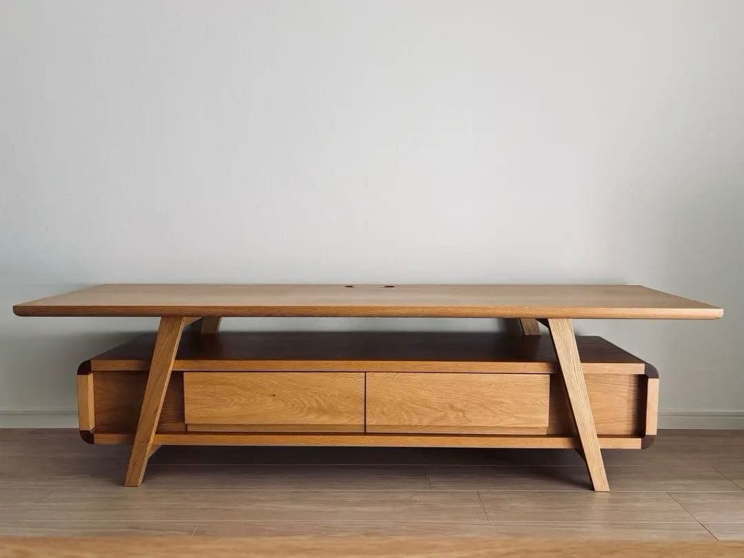 MUKU工房　ナラ材　テレビボード