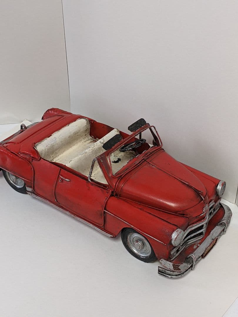 ブリキ　大きなクルマ　レトロ