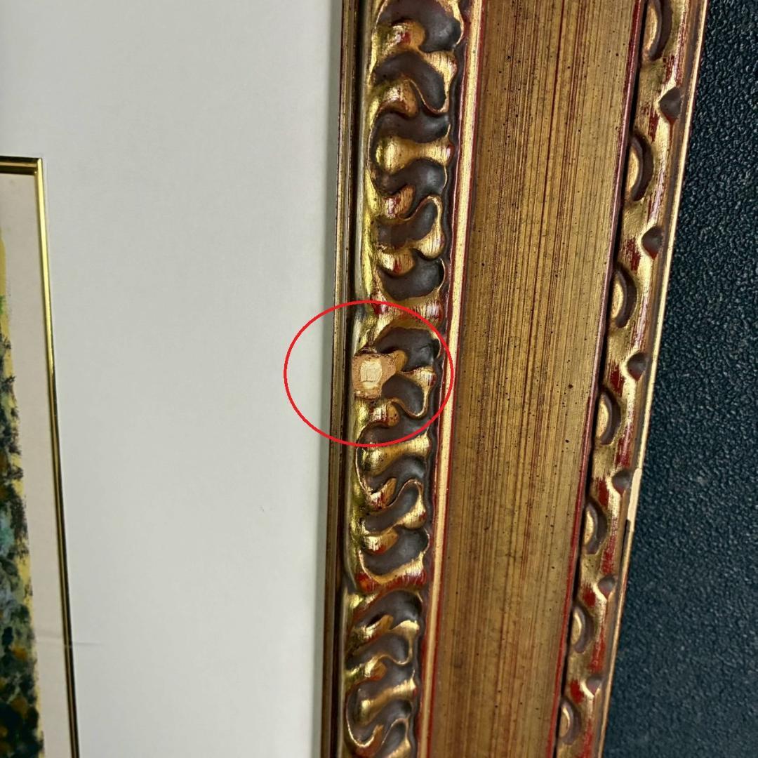 ジャン＝ピエール・カシニョール「大きな木」リトグラフ 大作 サイン入 豪華額装