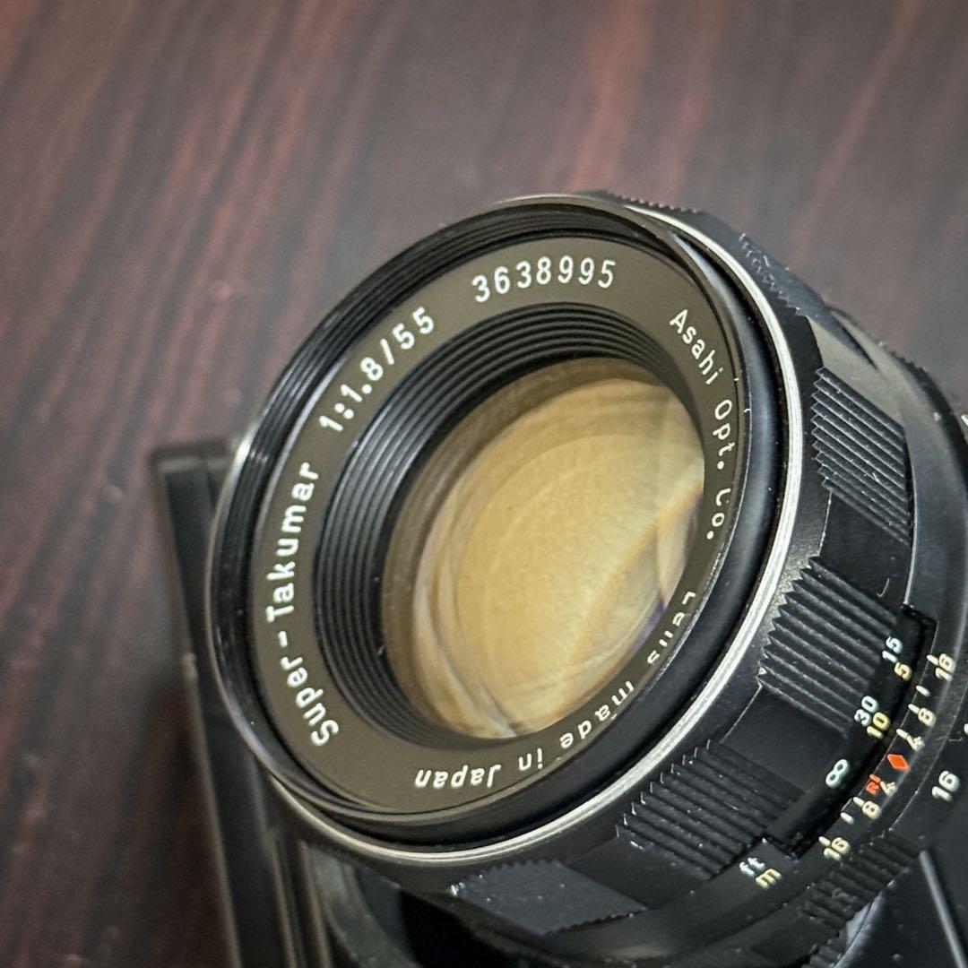 かつPENTAX S3 黒 & 55mm F1.8レンズ