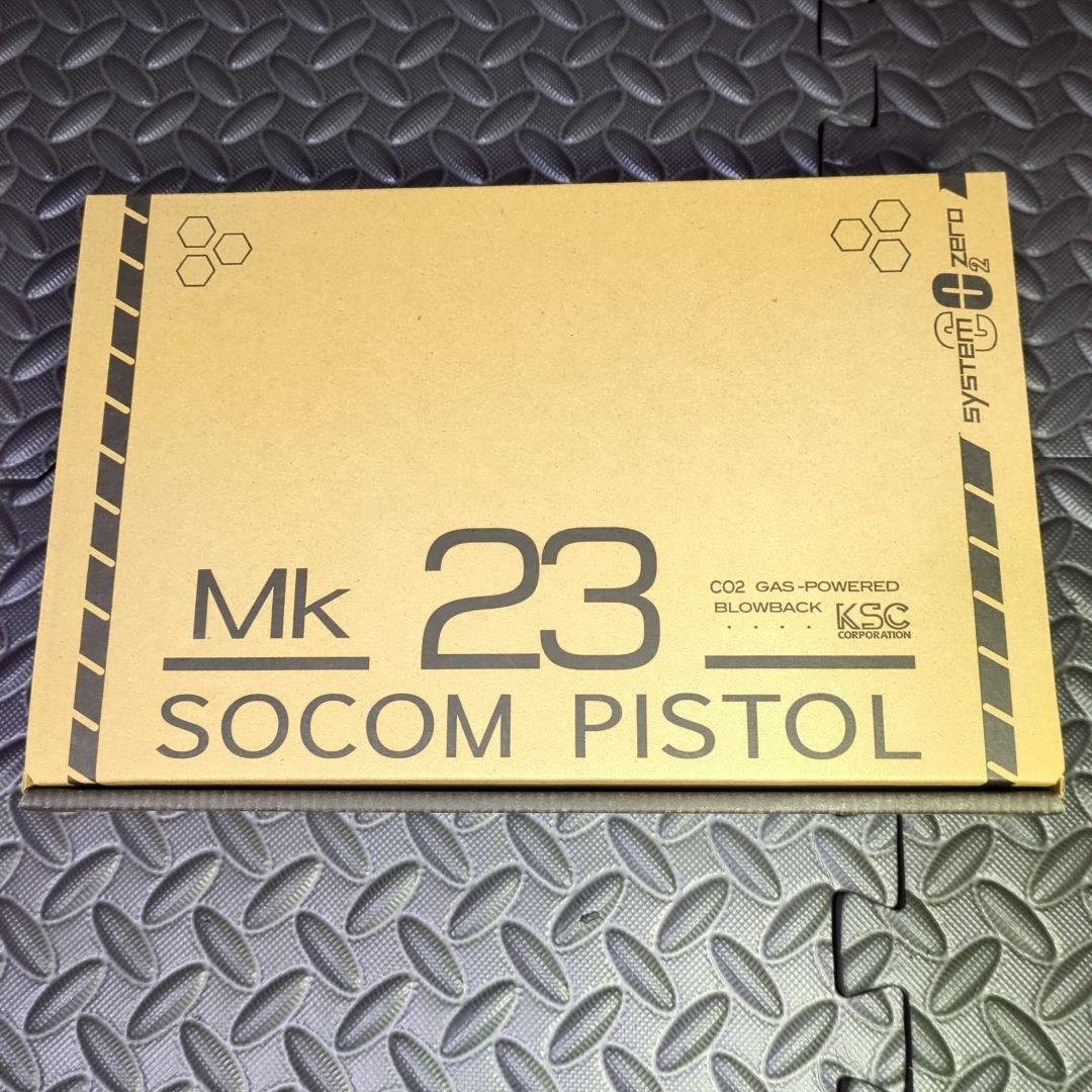 【KSC】MK23 ソーコムピストル (CO2) タンカラー ABS