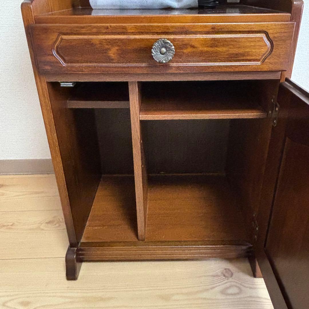 【美品】Karimoku カリモクコロニアル 電話台 サイドキャビネット