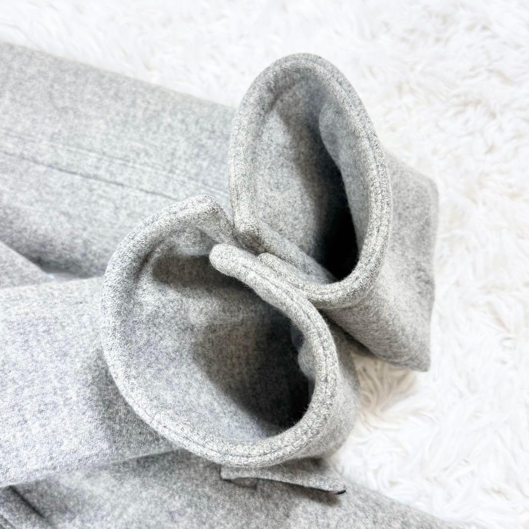 【極美品】BURBERRY BLUE LABEL チェスター アンゴラ混　４０