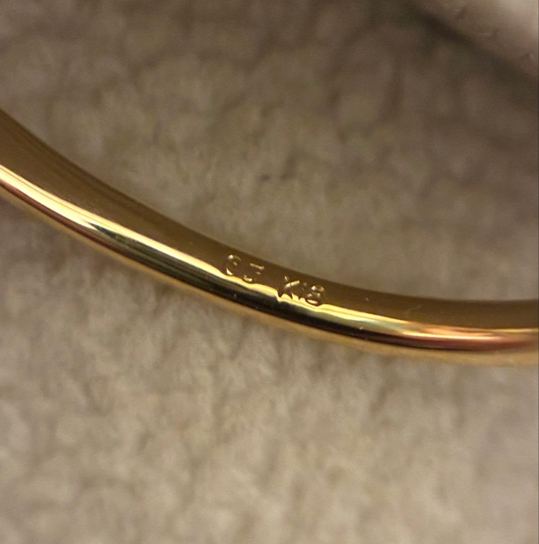 オレフィーチェ　ローズカットダイヤ　グロリア　リング　k18イエローゴールド