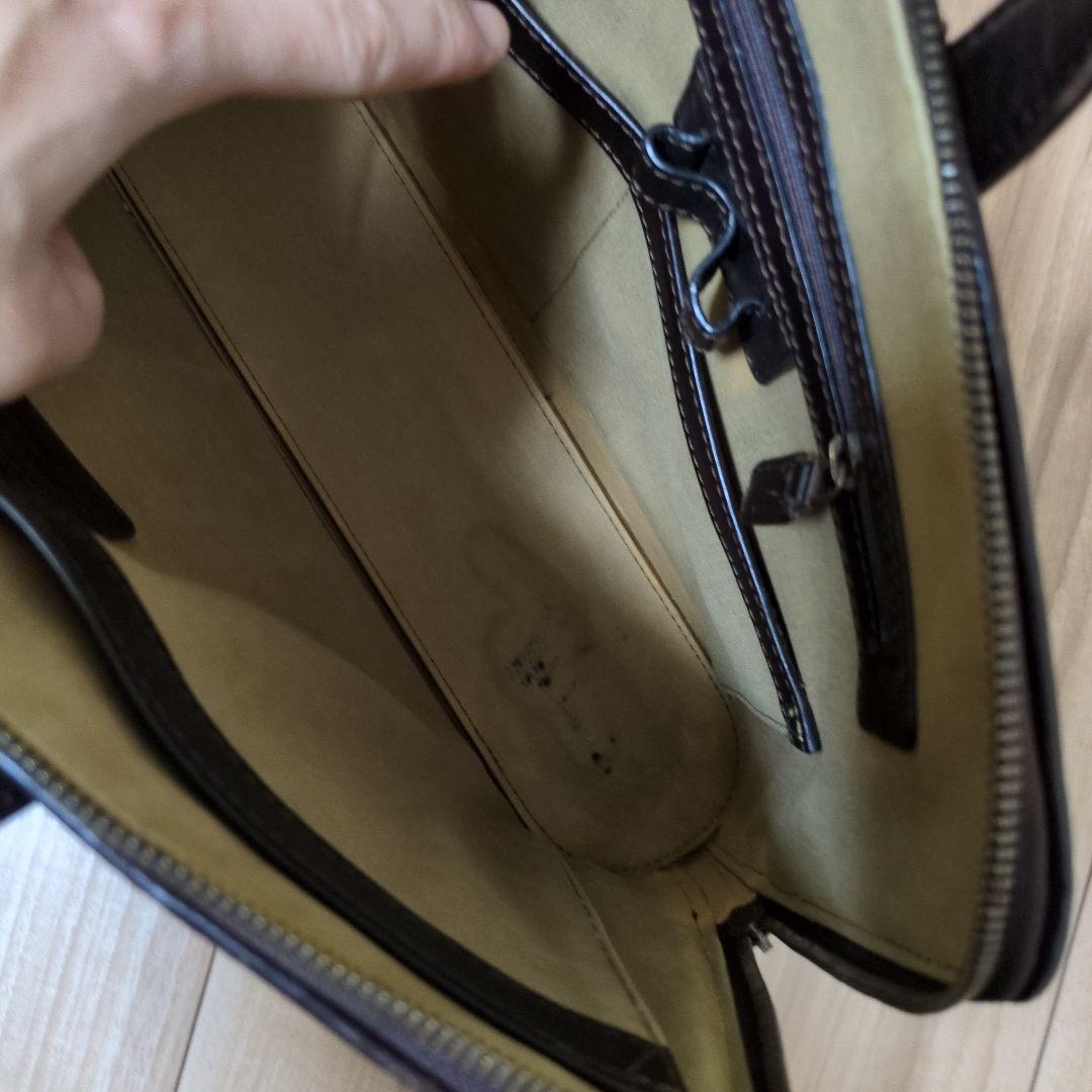 【廃版】マザーハウス アンティークメッシュスリムビジネス ダークブラウン