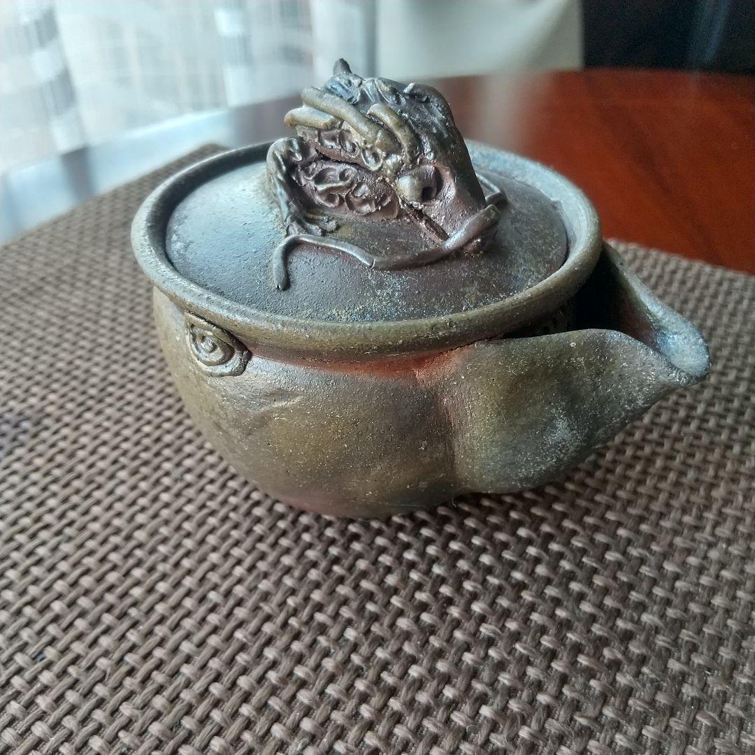 備前焼　龍宝瓶　竜