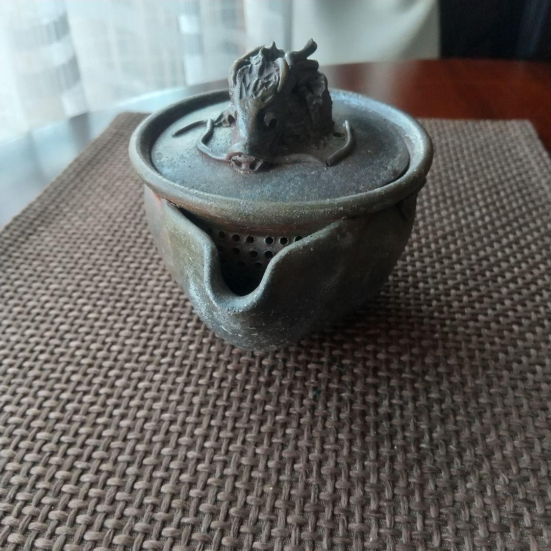 備前焼　龍宝瓶　竜