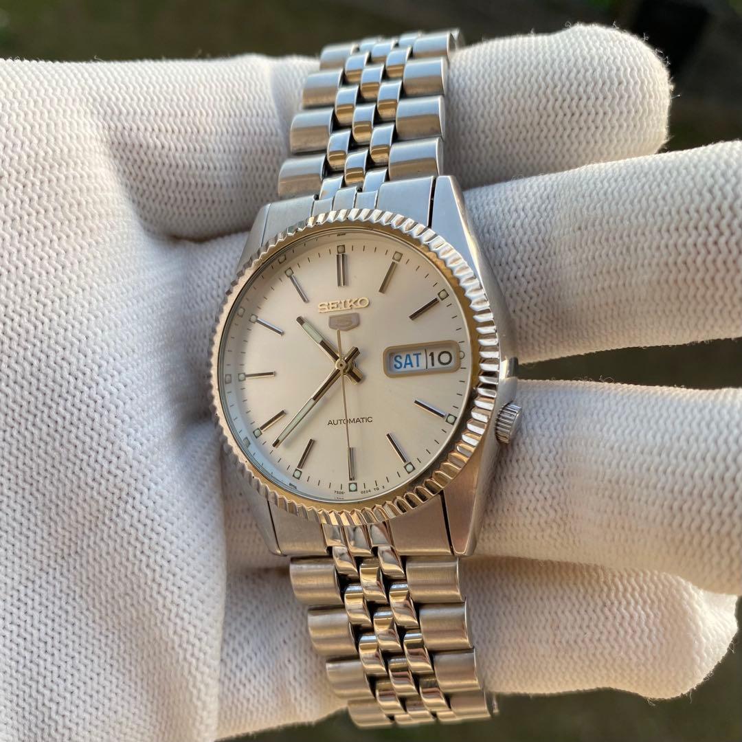 SEIKO 5 自動巻き7s26-0500セイコーファイ。