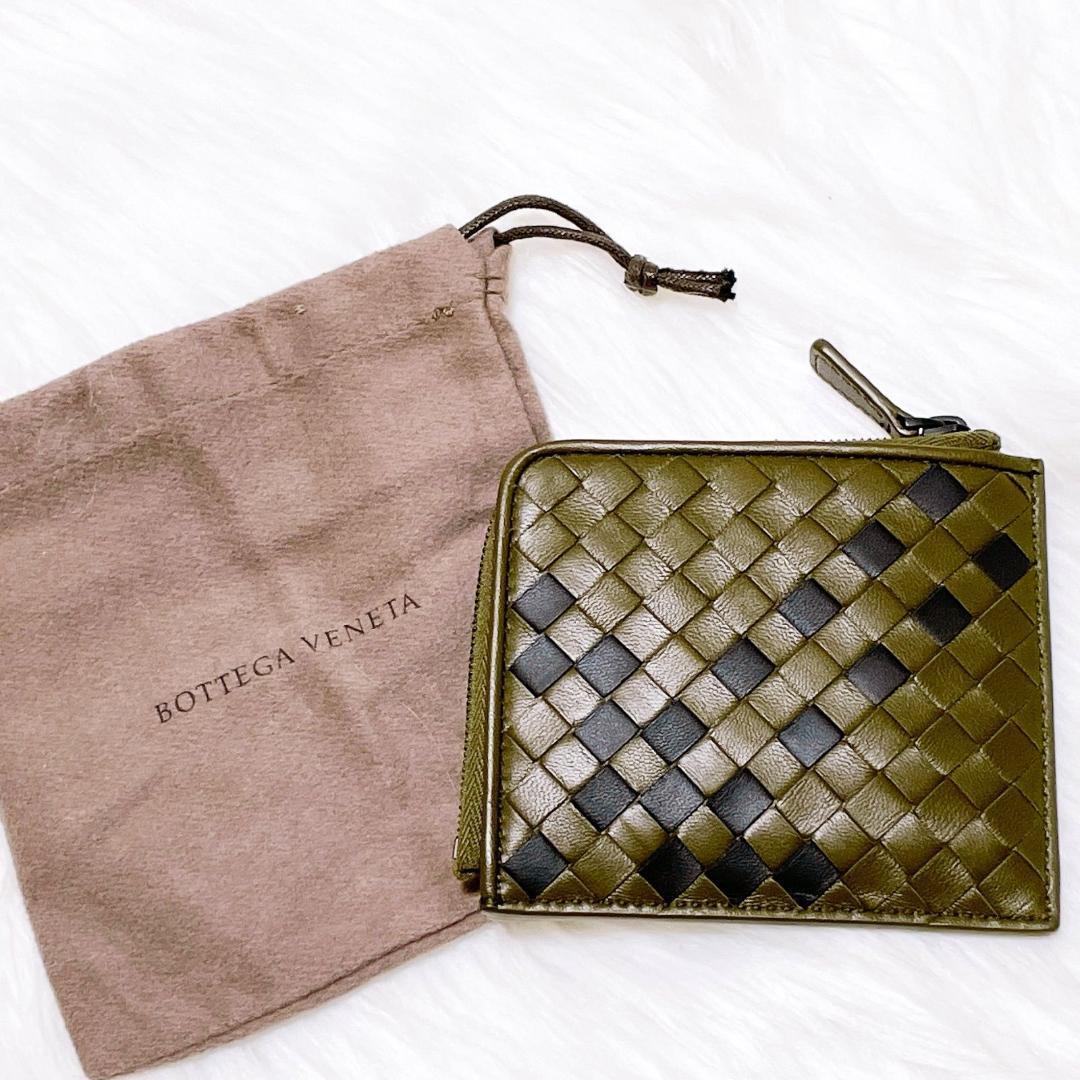ボッテガヴェネタ　イントレチャート　グリーンケース　P005893190