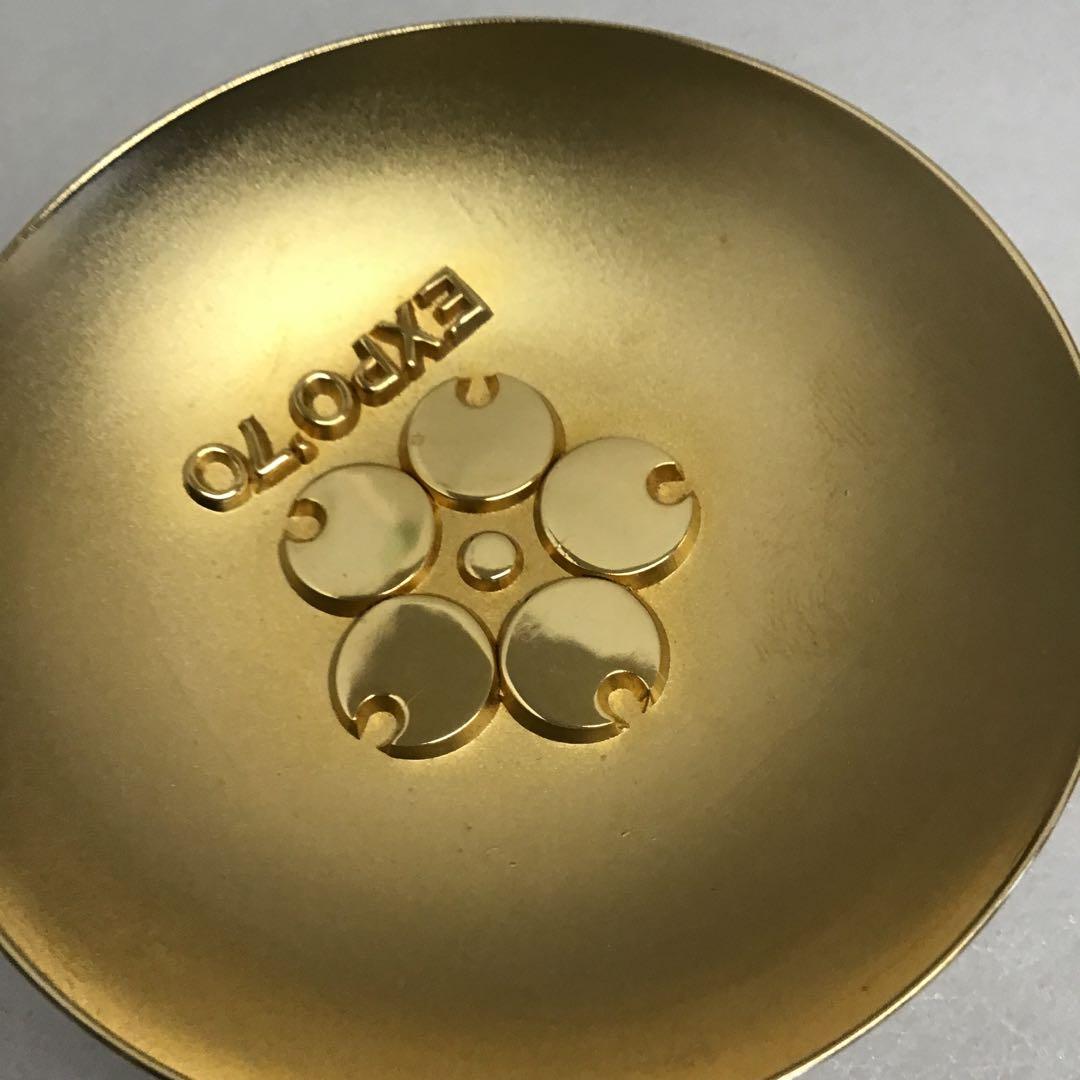 骨董品　万博記念金盃　EXPO‘70大阪万博記念品　共箱•証紙　S1051KP