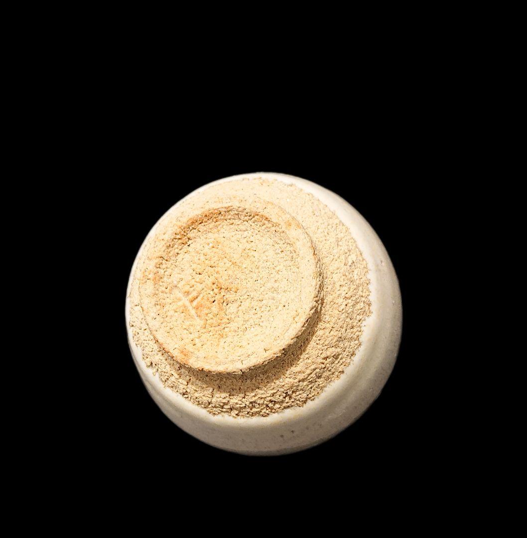 唐津焼 中里重利 斑唐津ぐい呑 共箱、共布、栞三枚全揃い #ぐい呑 #ぐい呑み