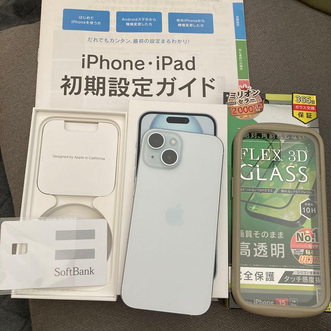 be Apple iPhone 15 Blue 本体