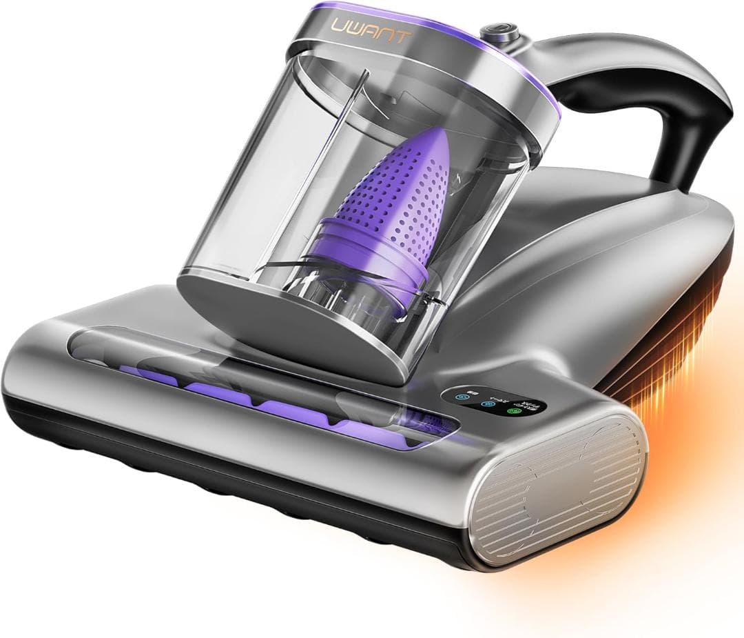 uwant 布団クリーナー 65℃熱風 布団掃除機 UV除菌 超音波 ダニ退治