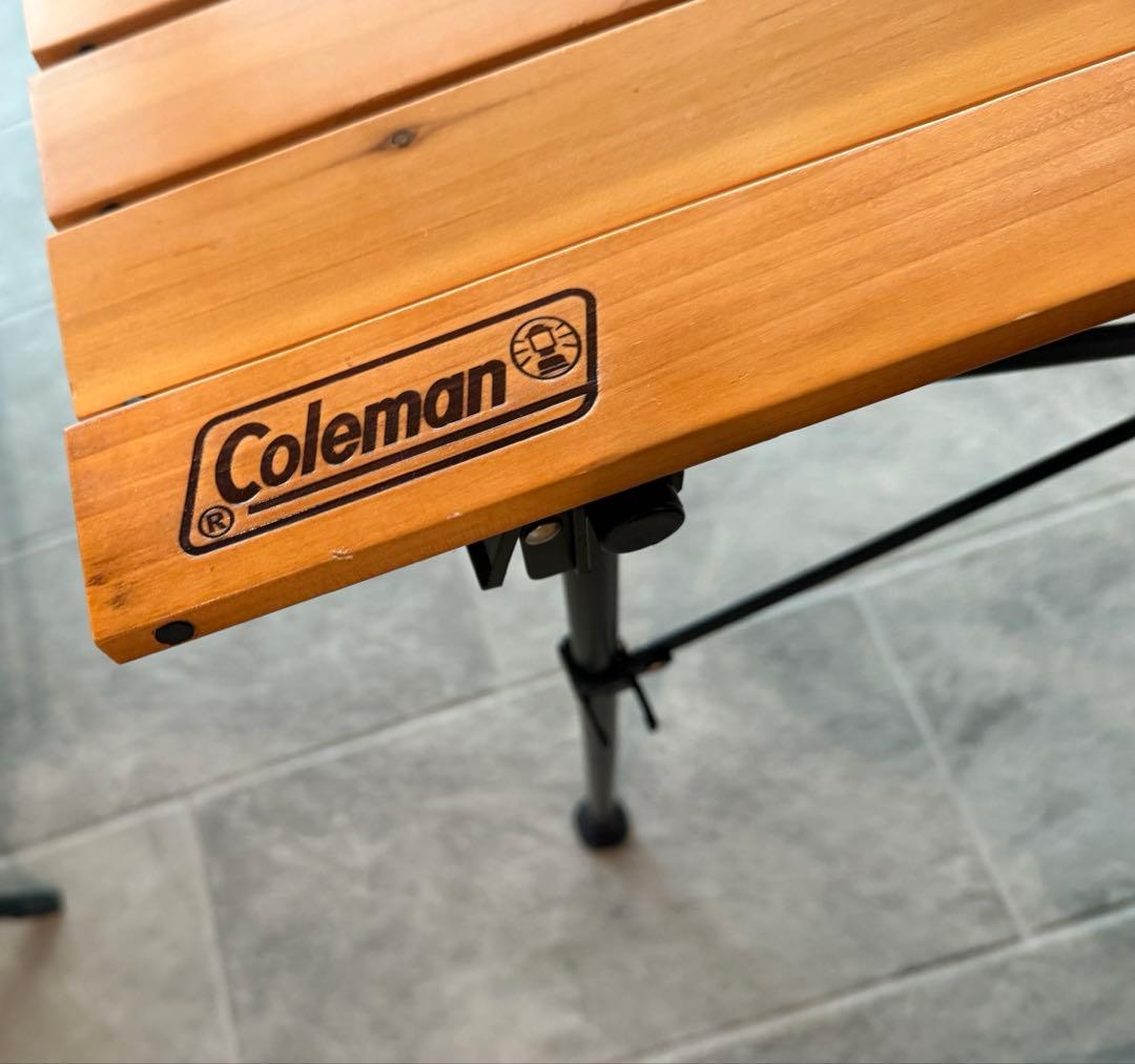 アルペンアウトドアーズ限定　コールマン ウッドロールテーブル110