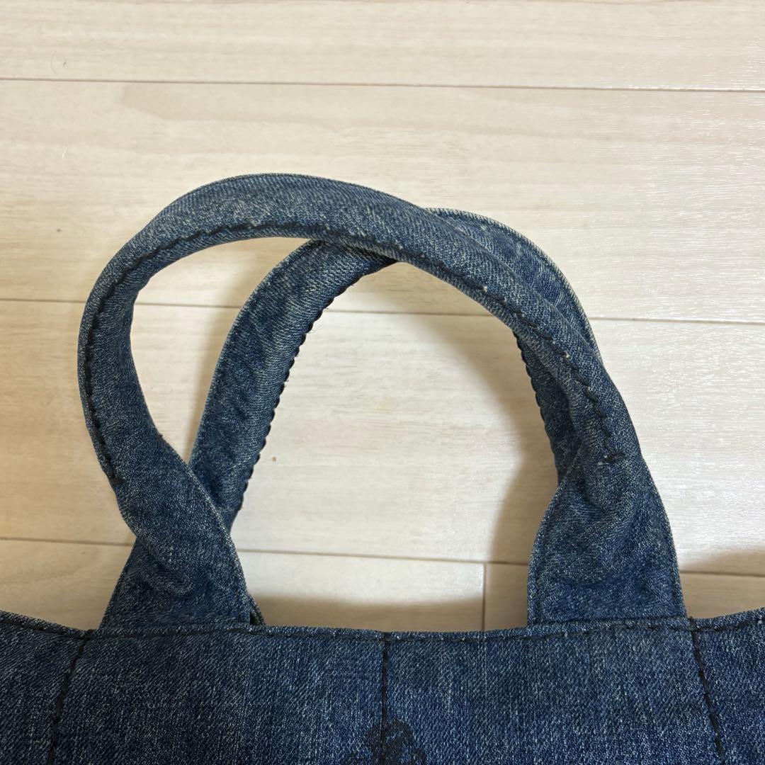 【9月30日まで特別価格】PRADA プラダ カナパ デニムトートバッグ