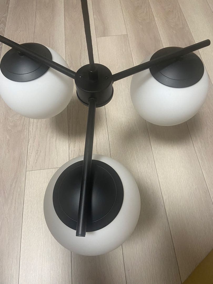 フロストガラス ペンダントライト 3灯 ニトリ ASM