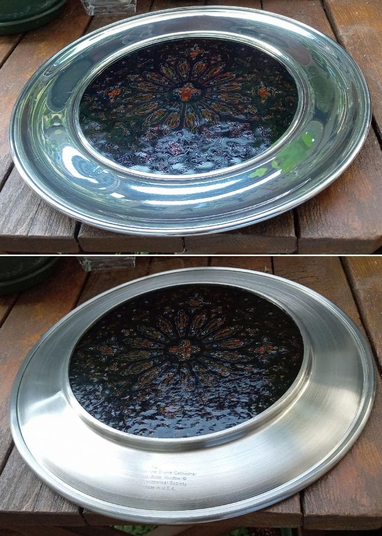 セント・ジョン・ザ・ディヴァイン大聖堂 ステンドグラス バラ窓グラスマスターズ社