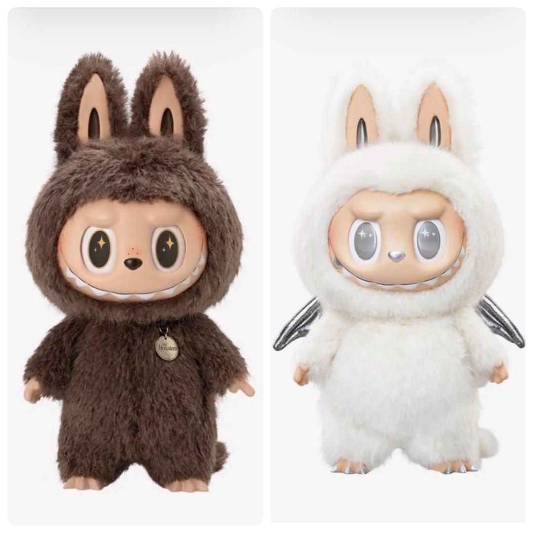 ◾️ラブブジモモ エンジェル 2体セットぬいぐるみ（白・茶色）激レア品