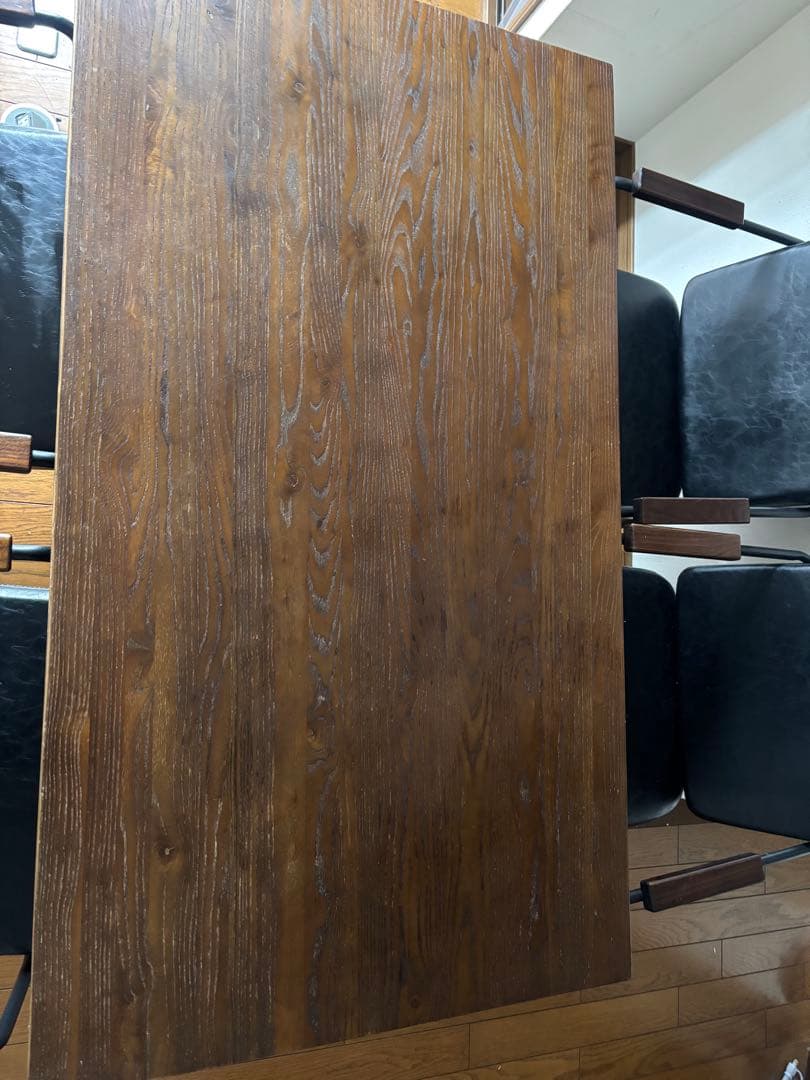 LOWYA（ロウヤ）　ヴィンテージ風ダイニングテーブルセット　大阪府引き取り限定