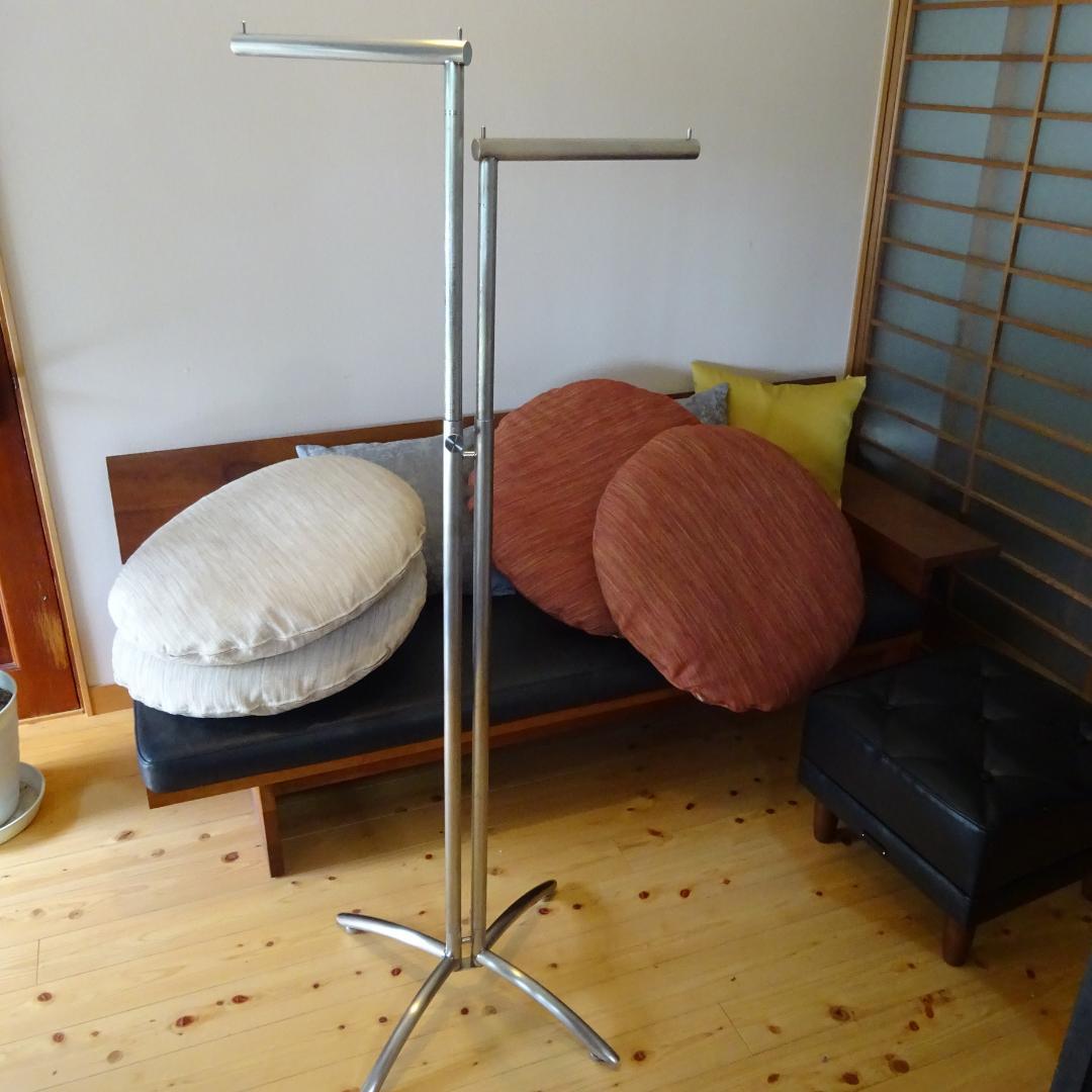 さ*ち様 2点 真鍮系ステンアイアン ハンガーラックコートスタンド アンティーク