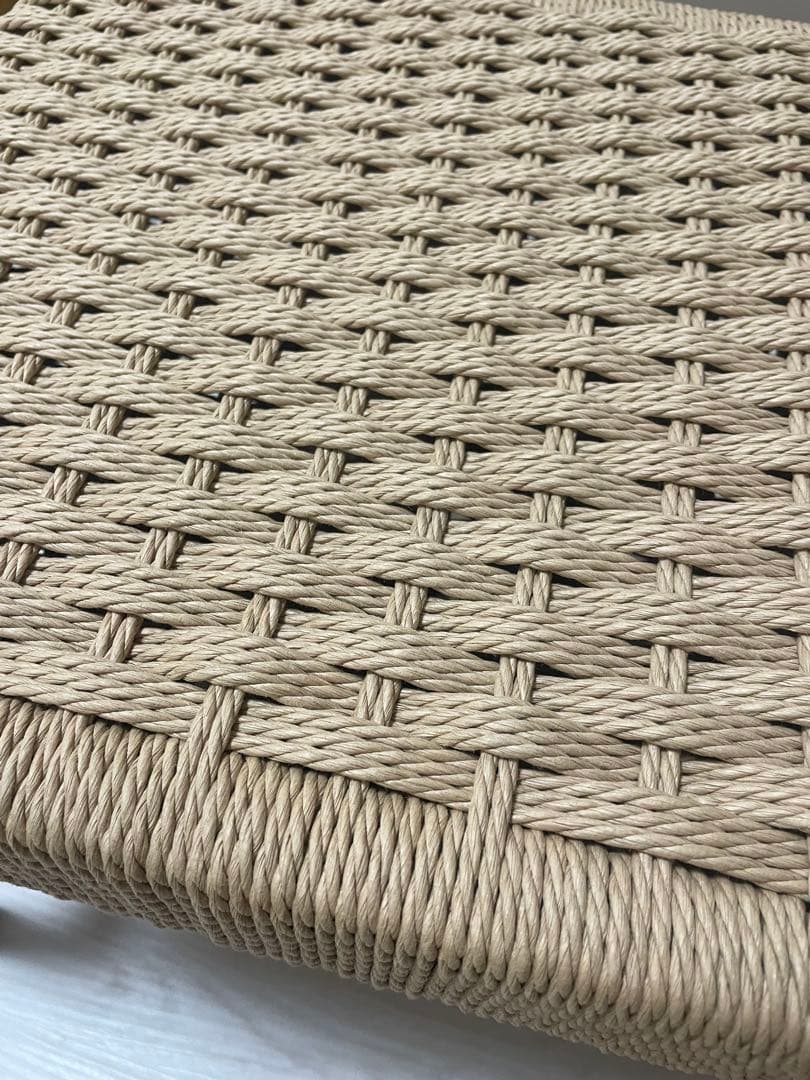 ペーパーコードスツール 無垢材　木製　椅子【送料込み】