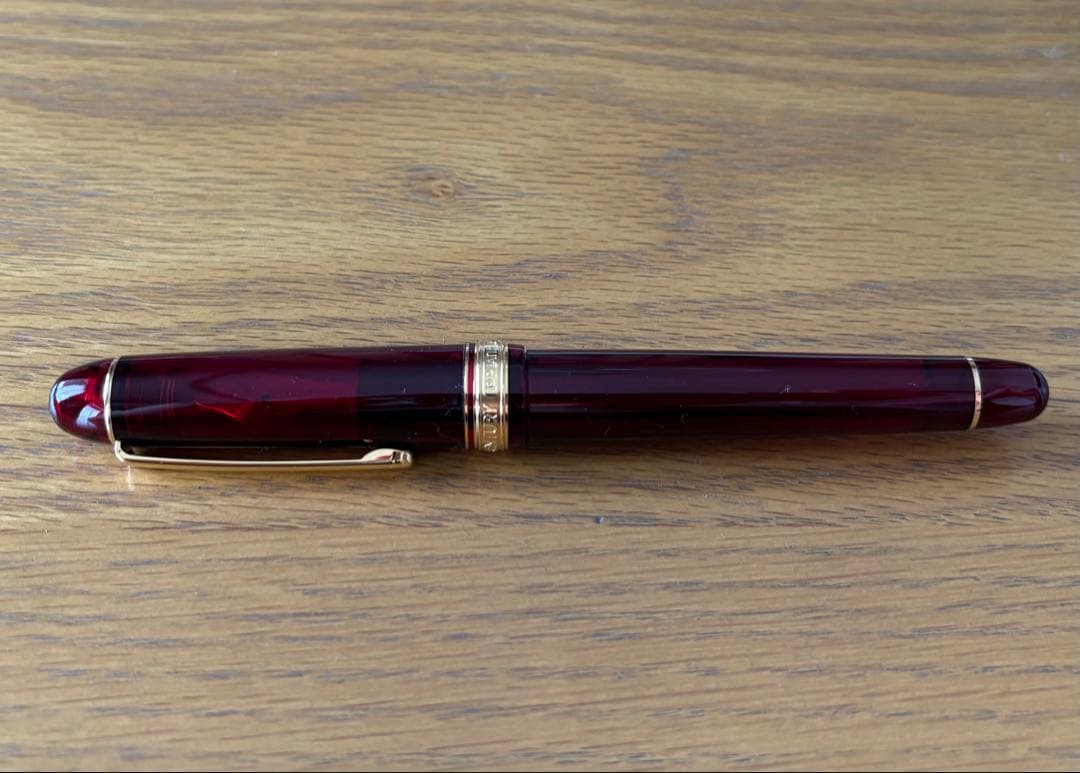 プラチナ 万年筆 センチュリー #3776 ブルゴーニュ EF