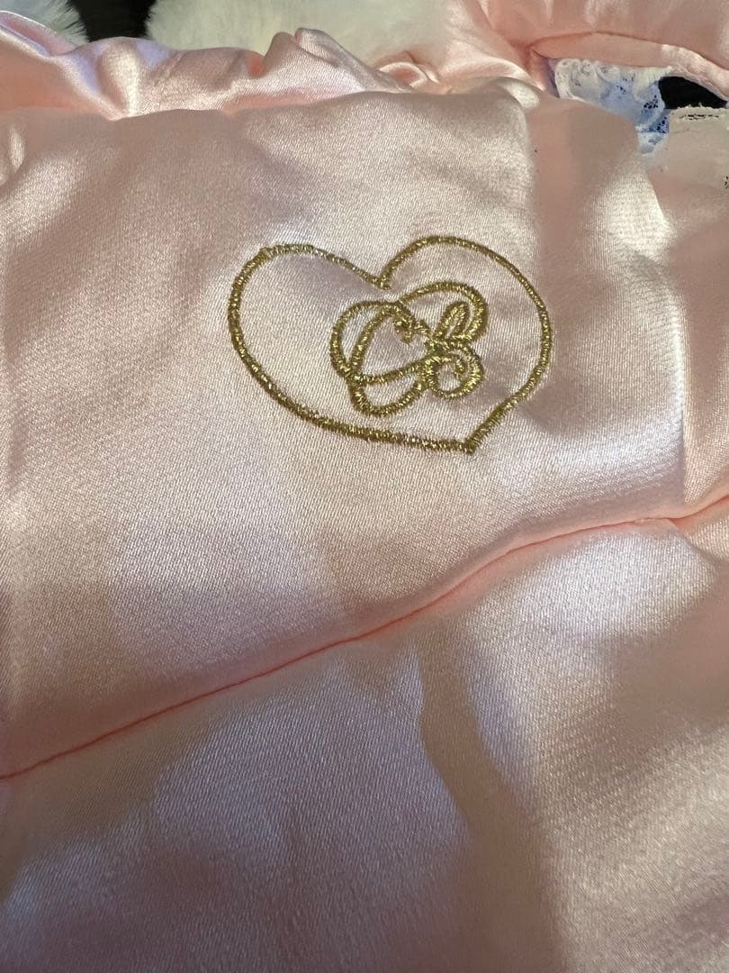 値下新品タグBUL BU-BU ブルブブ ベビーピンク レース ファー XS