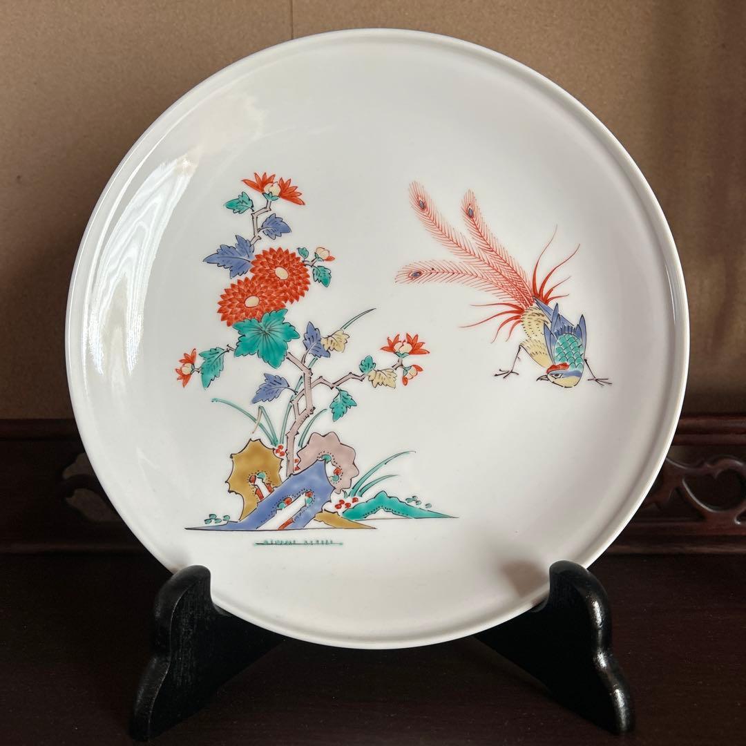 有田焼 十四代柿右衛門 額皿 共箱付