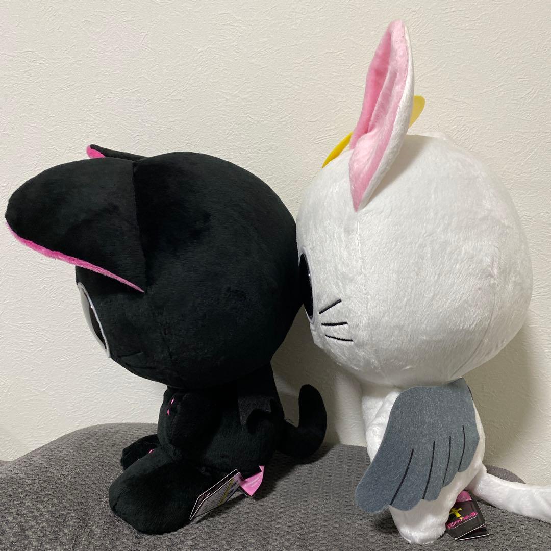 激レア！新品 特大 にゃんぱいあ　にゃてんし　ぬいぐるみ　２体セット　タグ付き