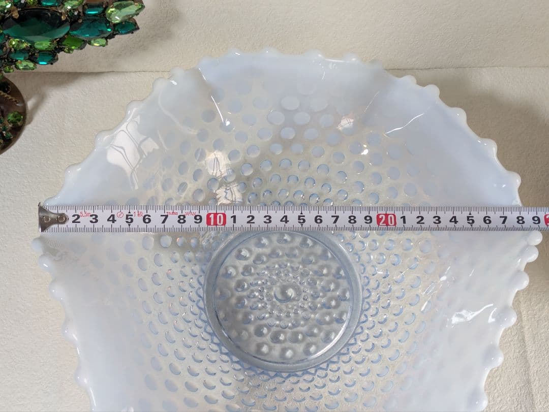 Duncan Miller社　ラージブルーオパルセントホブネイル　フリルボウル